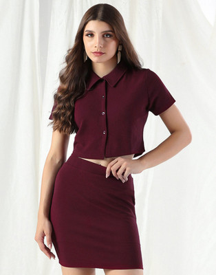 Selvia Shirt Skirt Co-ords Set