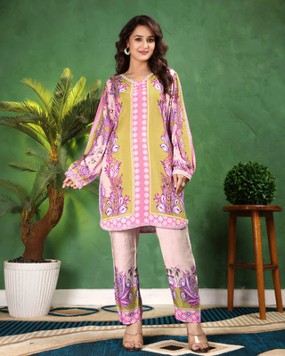 Bhageerath Couture Tshirt Pant Co-ords Set