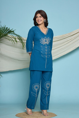 MS Ghumman Tunic Palazzos Co-ords Set