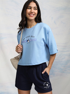 Tokyo Talkies Disney Tshirt Regular Shorts Co-ords Set