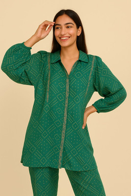 DZINE OAK Shirt Pant Co-ords Set