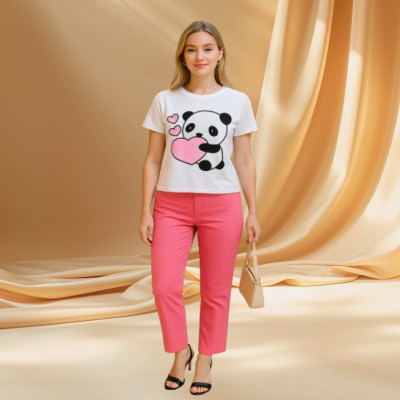 TarrenT HunT Tshirt Pant Co-ords Set with Shrug