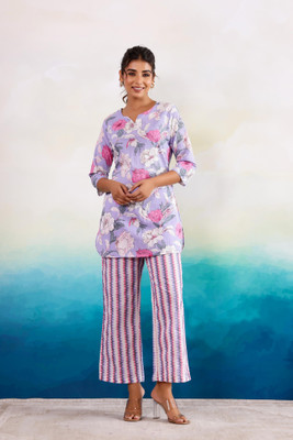 Flavia Creation Top Pant Co-ords Set