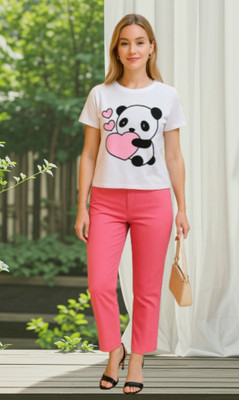 TarrenT HunT Tshirt Pant Co-ords Set with Shrug
