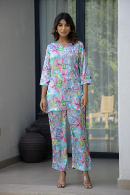 Flavia Creation Top Pant Co-ords Set