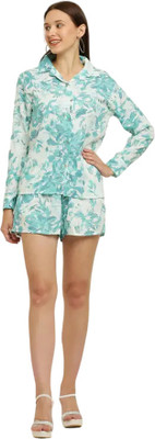 SOMA ENTERPRISE Shirt Hot Pants Co-ords Set