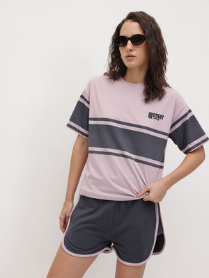 Roadster Tshirt Regular Shorts Co-ords Set