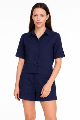 Standard Crafts Shirt Chino Shorts Co-ords Set