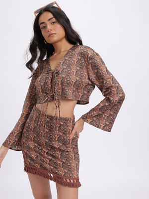 Glitchez Top Skirt Co-ords Set