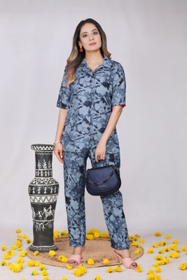 rajni rayon Shirt Pant Co-ords Set