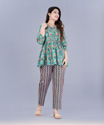 saanvi collection Top Palazzos Co-ords Set