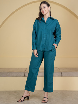 Lounge Dreams Shirt Pant Co-ords Set