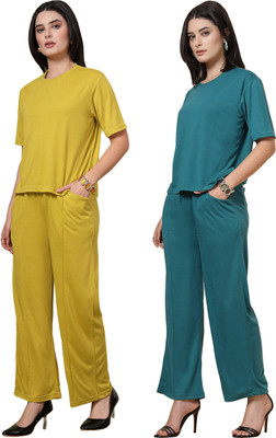 CHKOKKO Top Pant Co-ords Set
