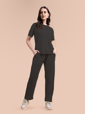POOJARAN Tshirt Pant Co-ords Set