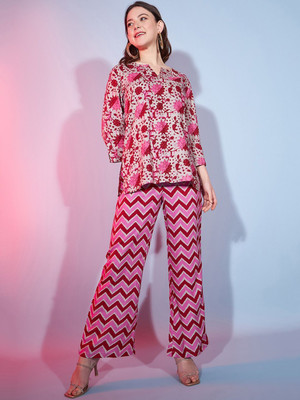 Dressberry Top Palazzos Co-ords Set