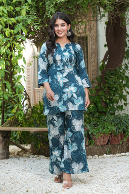 Ragvi Top Palazzos Co-ords Set