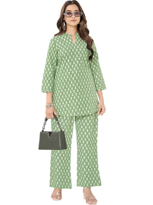 SHREE JEENMATA COLLECTION Top Palazzos Co-ords Set