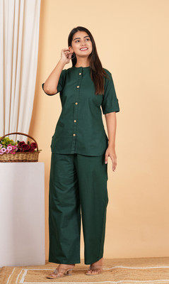 canvir Shirt Palazzos Co-ords Set
