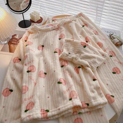 Lugo Women Printed White Night Suit Set