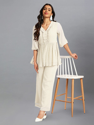 Janasya Top Pant Co-ords Set