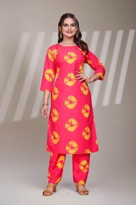 KHODIYAR LACE WORK Tunic Pant Co-ords Set