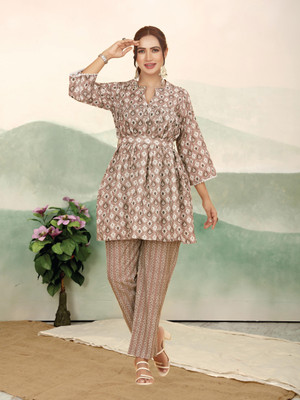 Odd by chansi Trendz Tunic Pant Co-ords Set