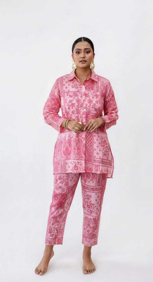 Oshmi Creations Shirt Pant Co-ords Set
