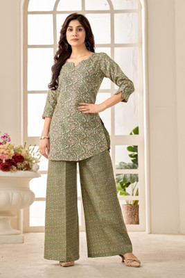 Odd by chansi Trendz Tunic Palazzos Co-ords Set