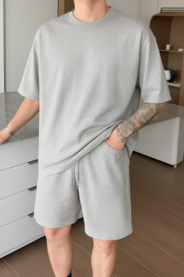 LARRY & EVA Tshirt Regular Shorts Co-ords Set