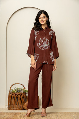 KIAASA Shirt Pant Co-ords Set