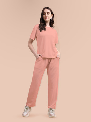 POOJARAN Tshirt Pant Co-ords Set