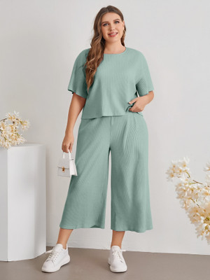 gunvitrendz Tunic Palazzos Co-ords Set with Scarf/Stole