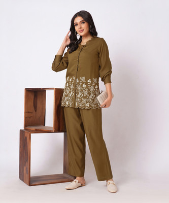 Selvia Shirt Pant Co-ords Set