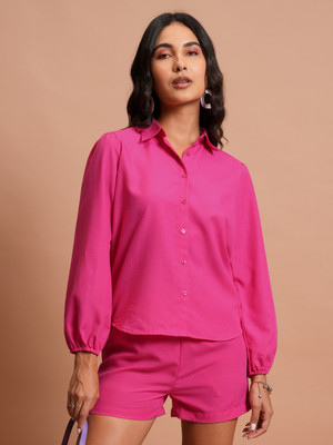 Tokyo Talkies Shirt Regular Shorts Co-ords Set