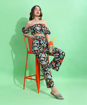 Tokyo Talkies Top Palazzos Co-ords Set