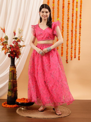 INDO STREET Top Skirt Co-ords Set