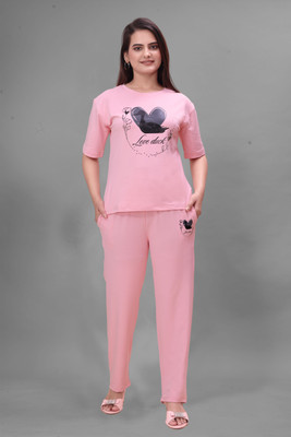 KUNA SILK MILL Tshirt Pant Co-ords Set