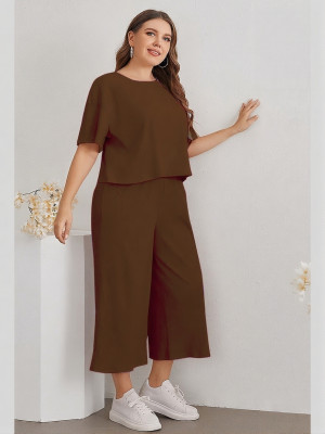 gunvitrendz Tunic Palazzos Co-ords Set with Scarf/Stole