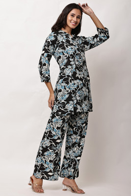 NOOR THREADS Top Palazzos Co-ords Set