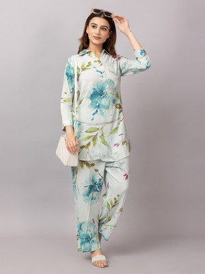 XENIOS Shirt Palazzos Co-ords Set