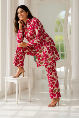 ROYAL FASHION Shirt Pant Co-ords Set