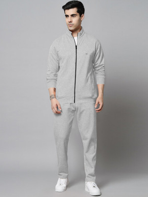 Trend Twist Solid Men Track Suit