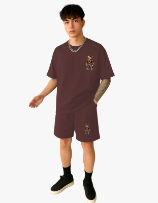 Wrodss Tshirt Regular Shorts Co-ords Set
