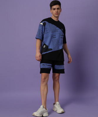 PockMAN Tshirt Regular Shorts Co-ords Set