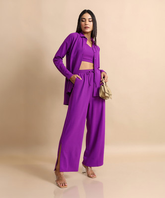 Tokyo Talkies Shirt Pant Co-ords Set