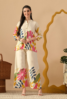 WRADAH Shirt Palazzos Co-ords Set