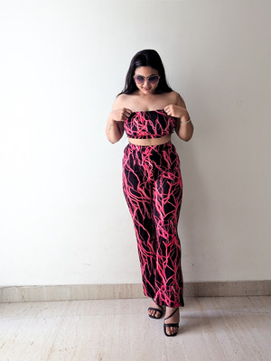 Cheekee Top Hot Pants Co-ords Set