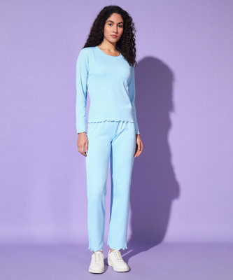 MOD YOUNG Solid Women Track Suit