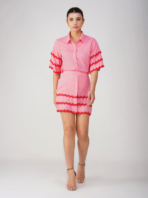 HERE&NOW Shirt Skirt Co-ords Set