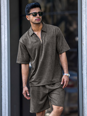 Jump Cuts Tshirt Regular Shorts Co-ords Set
